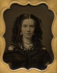 Portrait of a young woman, c 1860