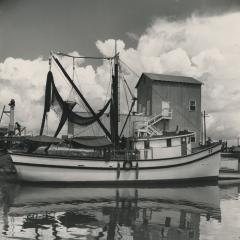 Louisiana, fishing boat, 1947