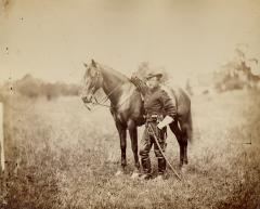 Captain Henry Page, assistant quartermaster, at Army of the Potomac Headquarters. August 1863