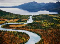 The Allen River Enters Lake Chauekuktuli, 2001