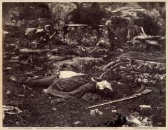 A Sharpshooter’s Last Sleep, Gettysburg, Pennsylvania, July, 1863
