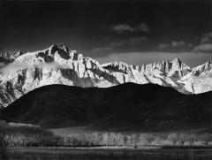 Winter Sunrise, Sierra Nevada from Lone Pine, California, 1944