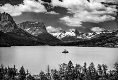 St. Mary Lake, Wild Goose Island, Montana, 1995