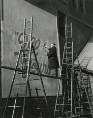 Times Square Painter, New York City, 1946